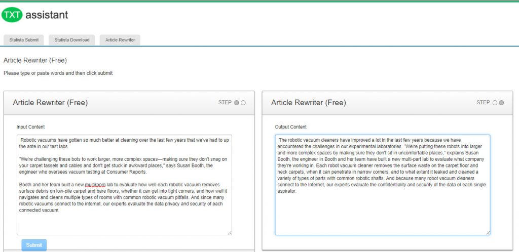 content rewriter tool