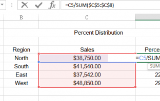 How to Calculate Percent Distribution in Excel Percent Distribution